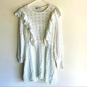 Cute ruffle dress with slip